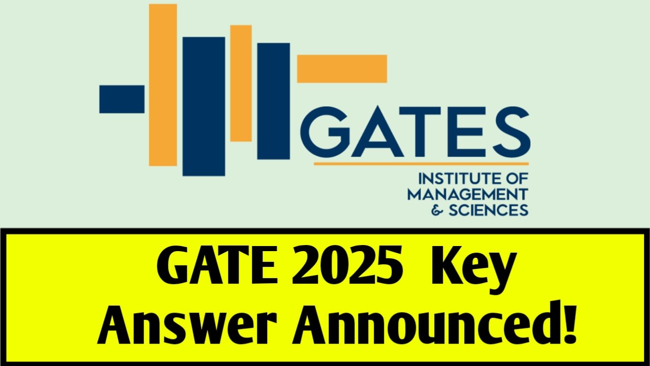 GATE 2025 Key Answer Announced